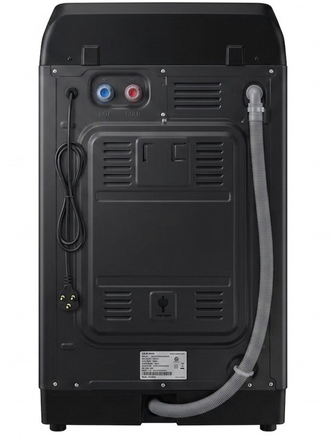 Image of Samsung 10 kg Fully Automatic Top Load Washing Machine with In-built Heater Black
