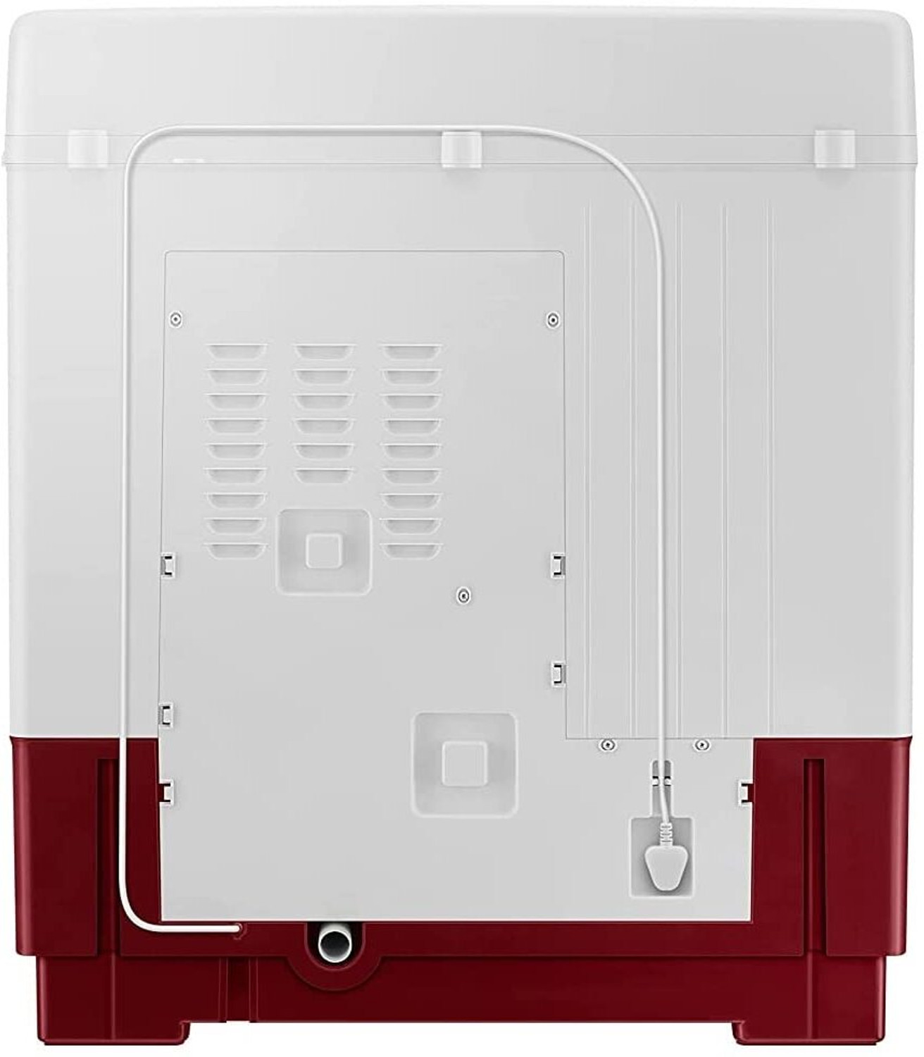 Image of Samsung 11.5 kg Semi Automatic Top Load Washing Machine Red