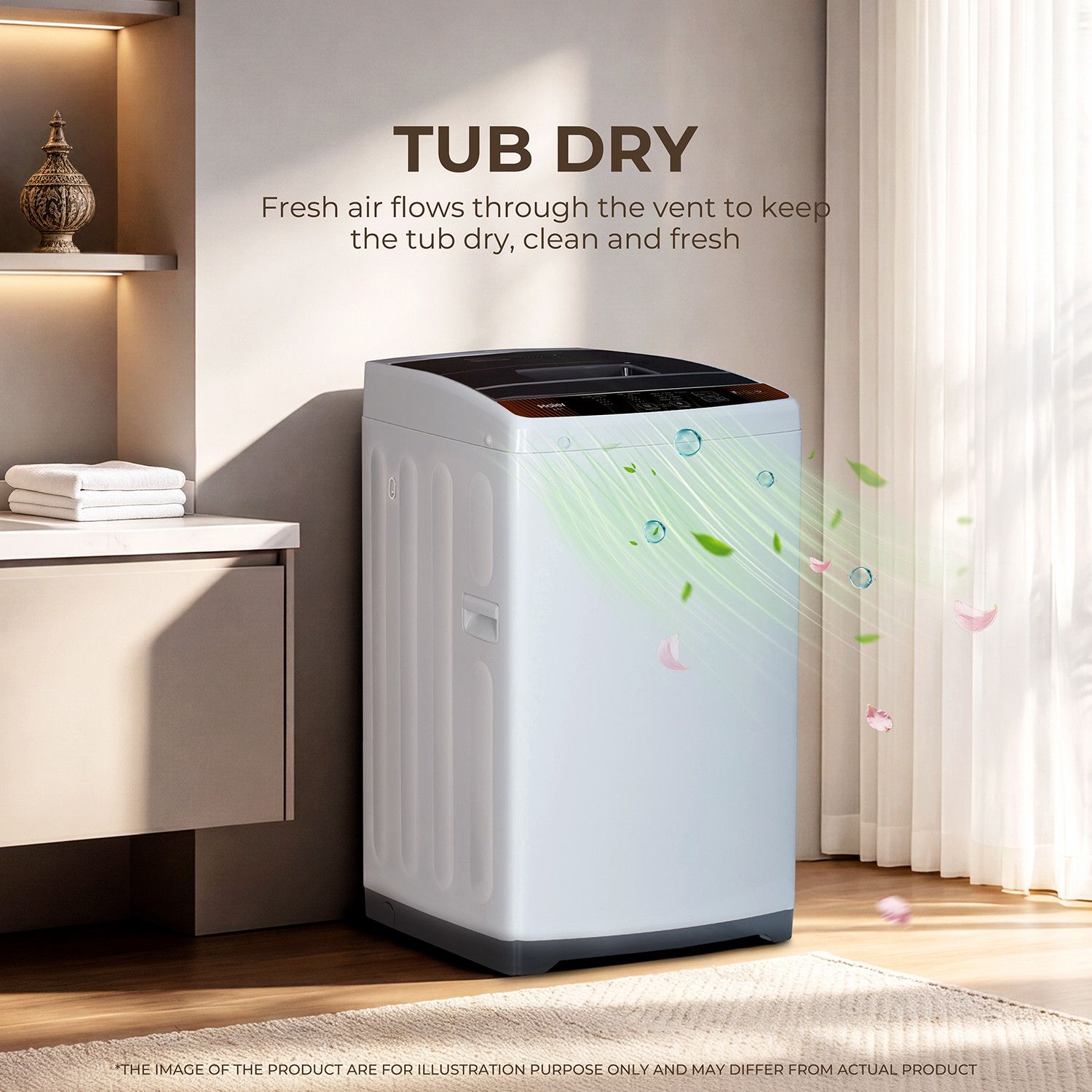 Image of Haier 7 kg Fully Automatic Top Load Silver (HWM70-FEN)