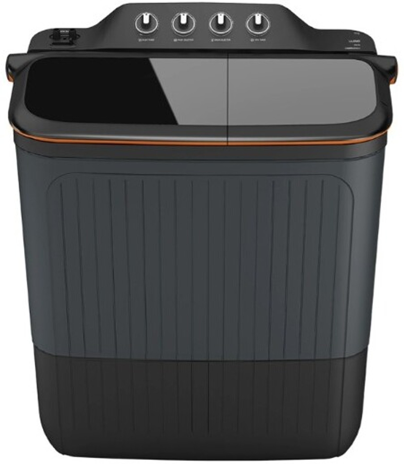 Image of Lloyd 7.5 kg Semi Automatic Top Load Washing Machine Black
