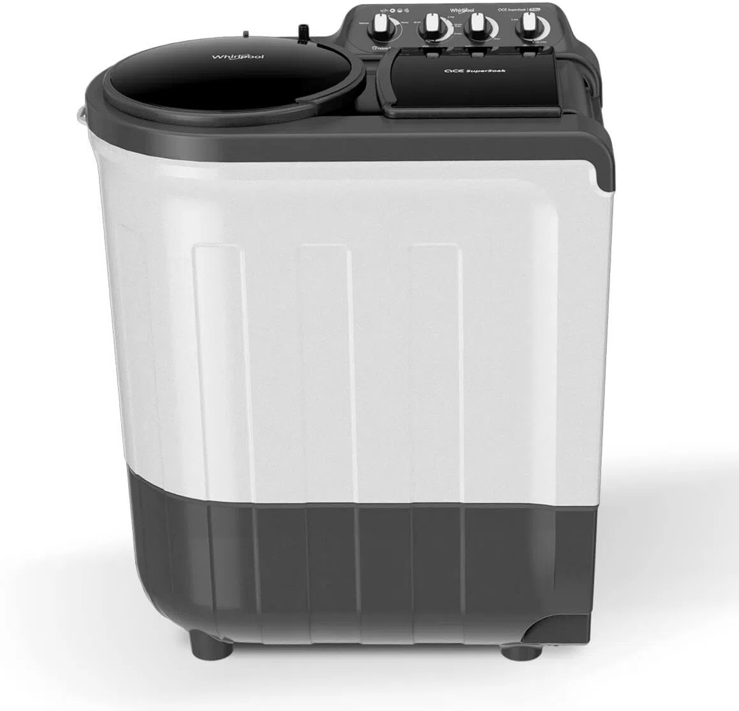 Image of Whirlpool 7 kg Semi Automatic Top Load Washing Machine Grey