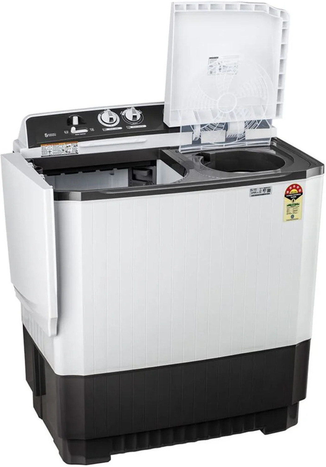 Image of LG 7 kg Semi Automatic Top Load Washing Machine Grey, White