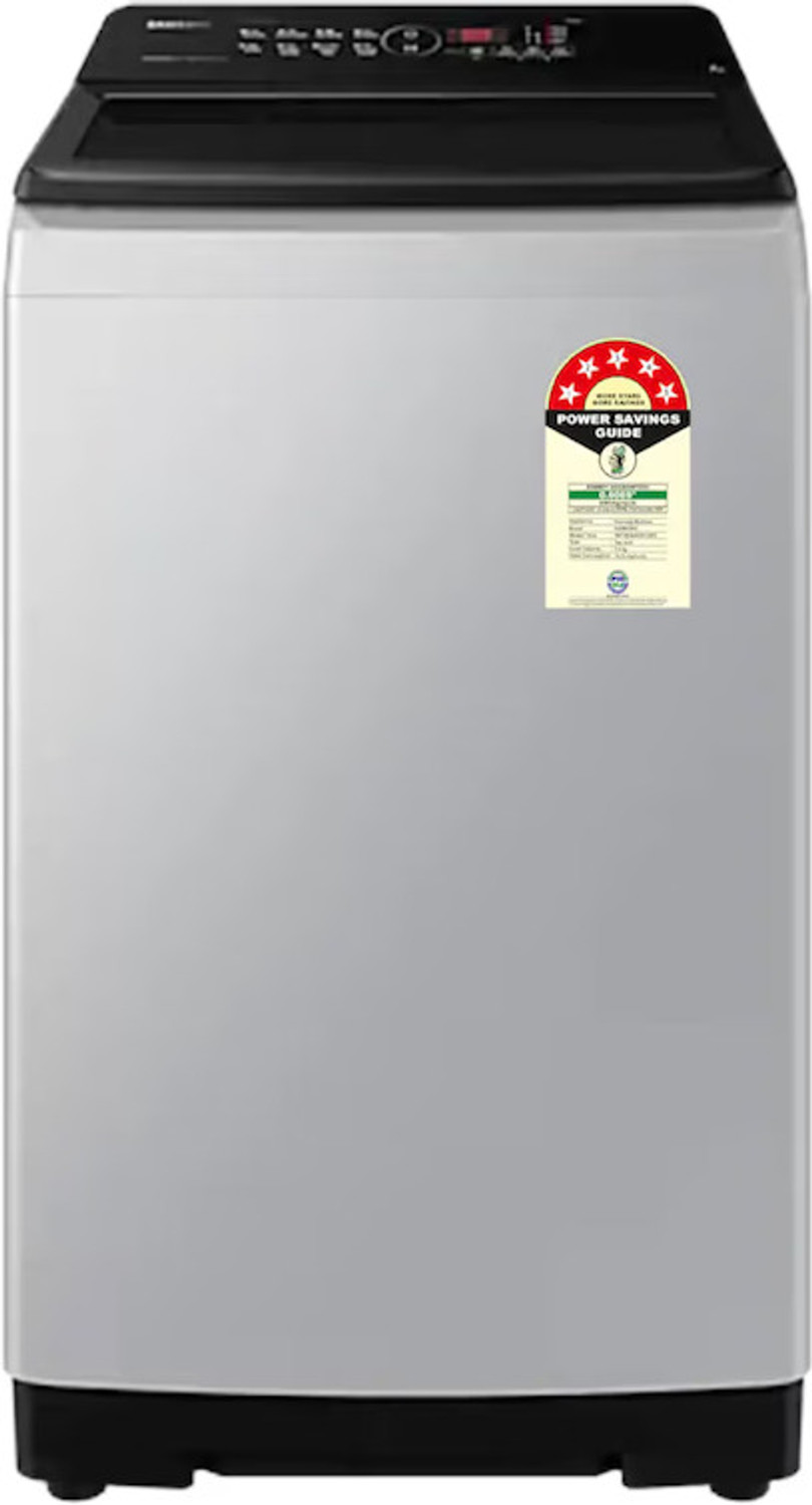 Image of Samsung 7 kg Fully Automatic Top Load Washing Machine with In-built Heater Grey