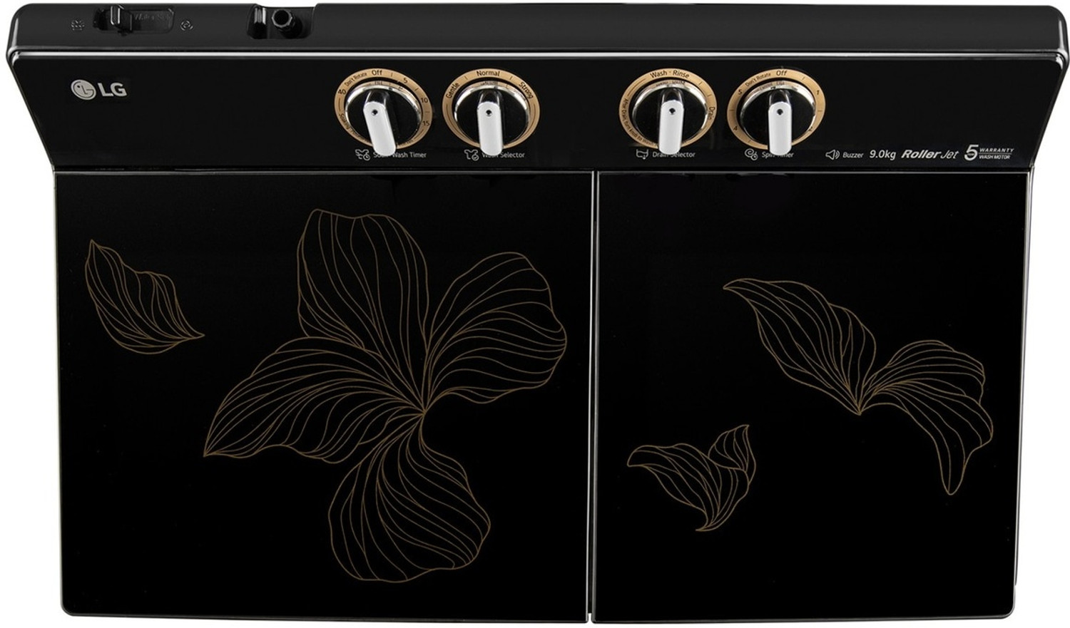 Image of LG 9 Kg Semi Automatic Top Load Washing Machine Black