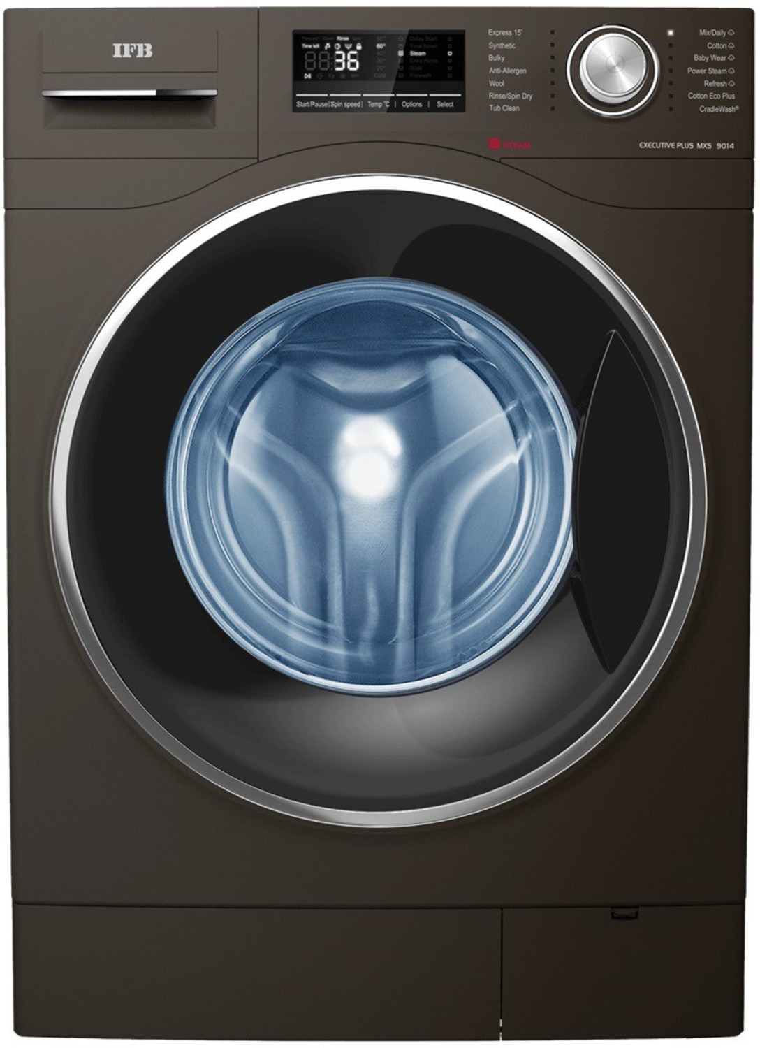 Image of IFB 9 kg Fully Automatic Front Load Washing Machine with In-built Heater Brown