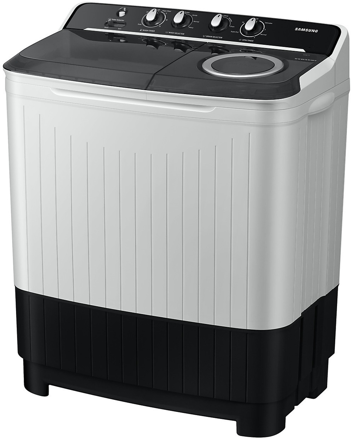Image of Samsung 9 kg Semi Automatic Top Load Washing Machine with In-built Heater Grey