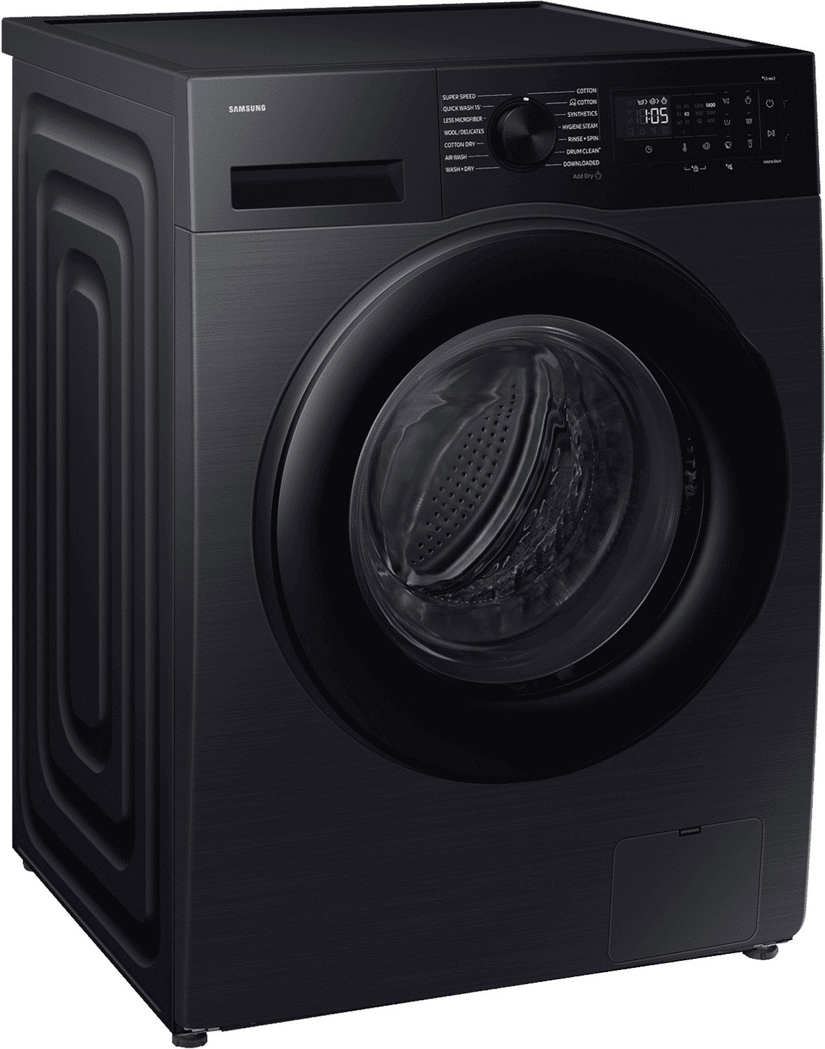 Image of Samsung 12 kg Fully Automatic Front Load Washing Machine Black