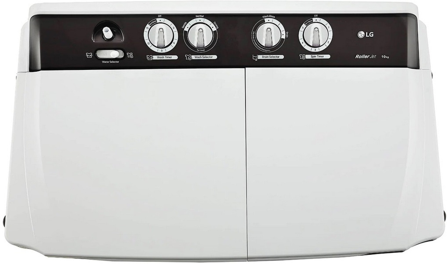 Image of LG 10 kg Semi Automatic Top Load Washing Machine Grey, White