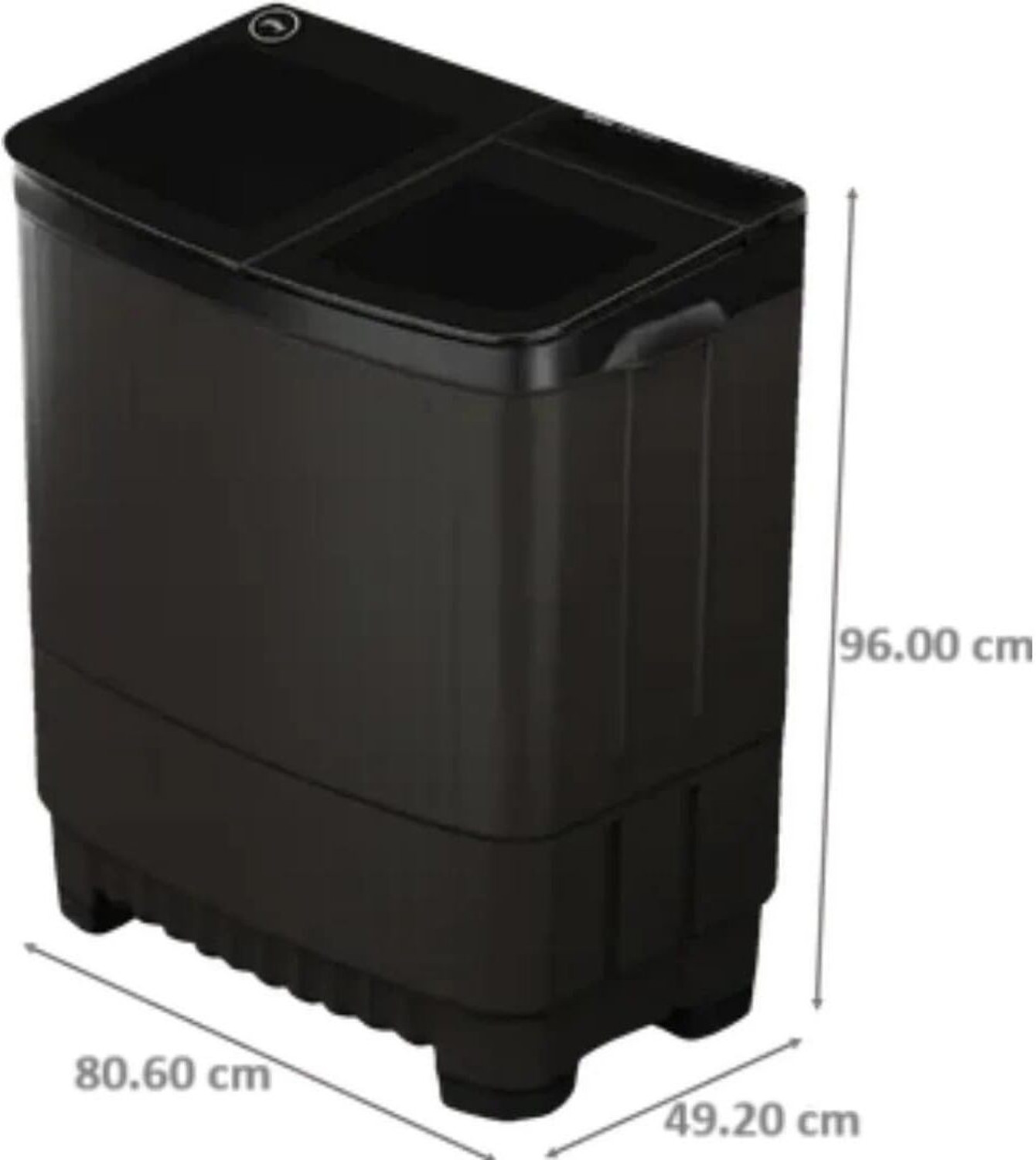 Image of Godrej 9 kg Semi Automatic Top Load Washing Machine Grey