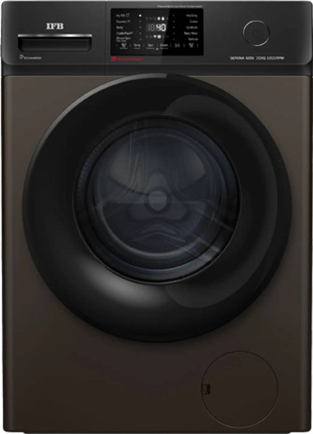 IFB 7 kg Fully Automatic Front Load with In-built Heater Black (S