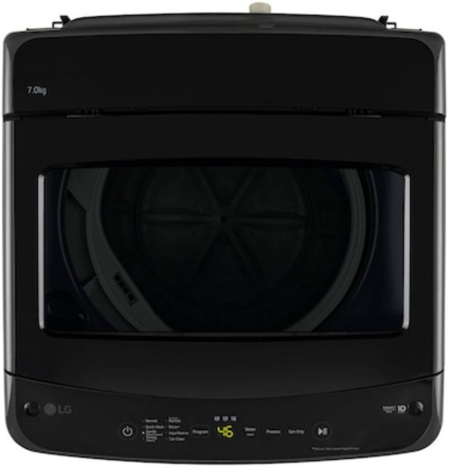 LG 7 kg 5 Star Smart Inverter Top Load Washing Machine (Black) - Image 2