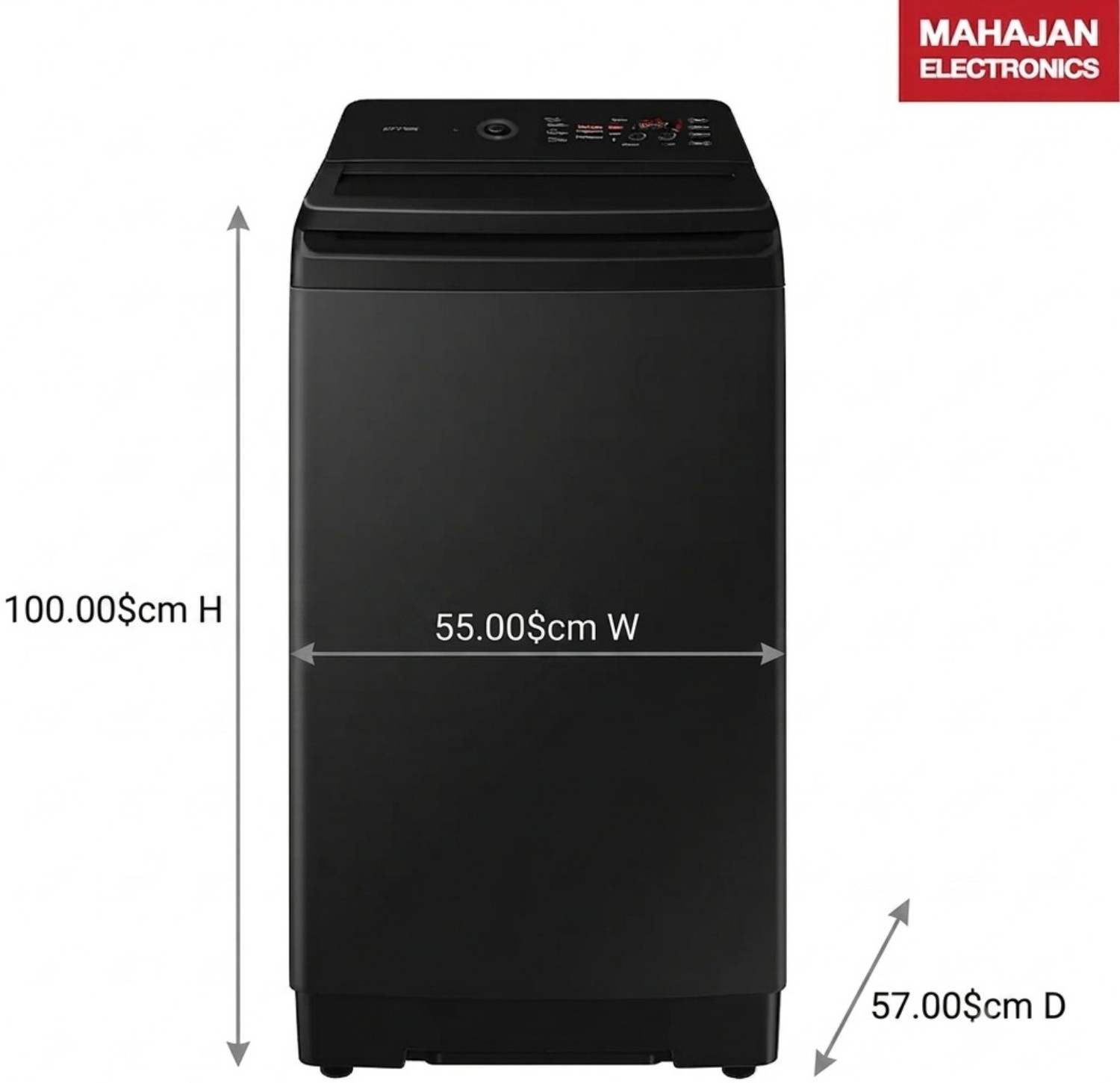 Image of Samsung 8 kg Fully Automatic Top Load Black (WA40F08H2BTL)