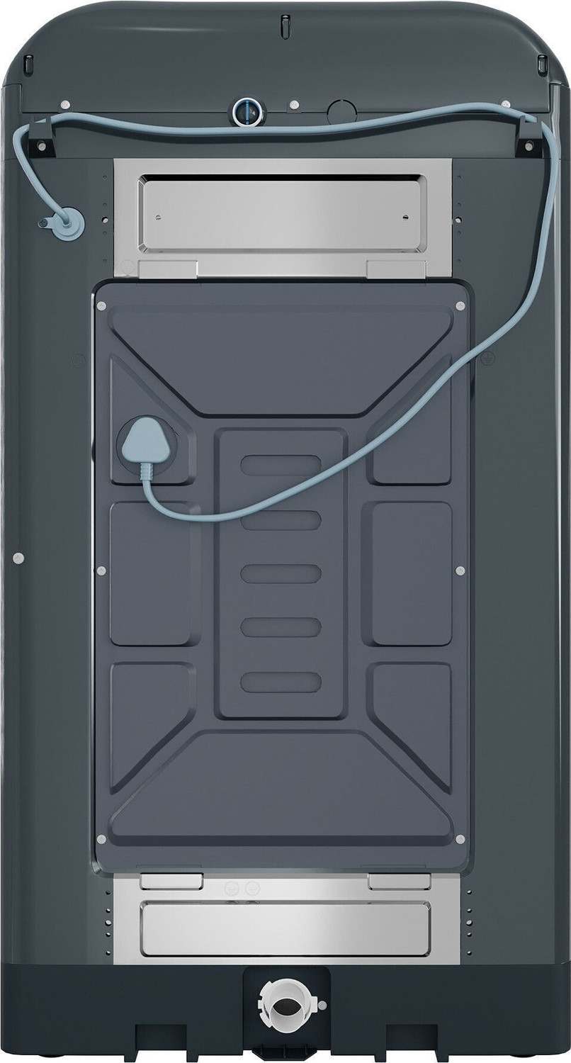Image of Godrej 8 kg With AI Tech And Zero Pressure (0.02 MPa) Technology With Steel Drum Fully Automatic Top Load Washing Machine Grey, Black