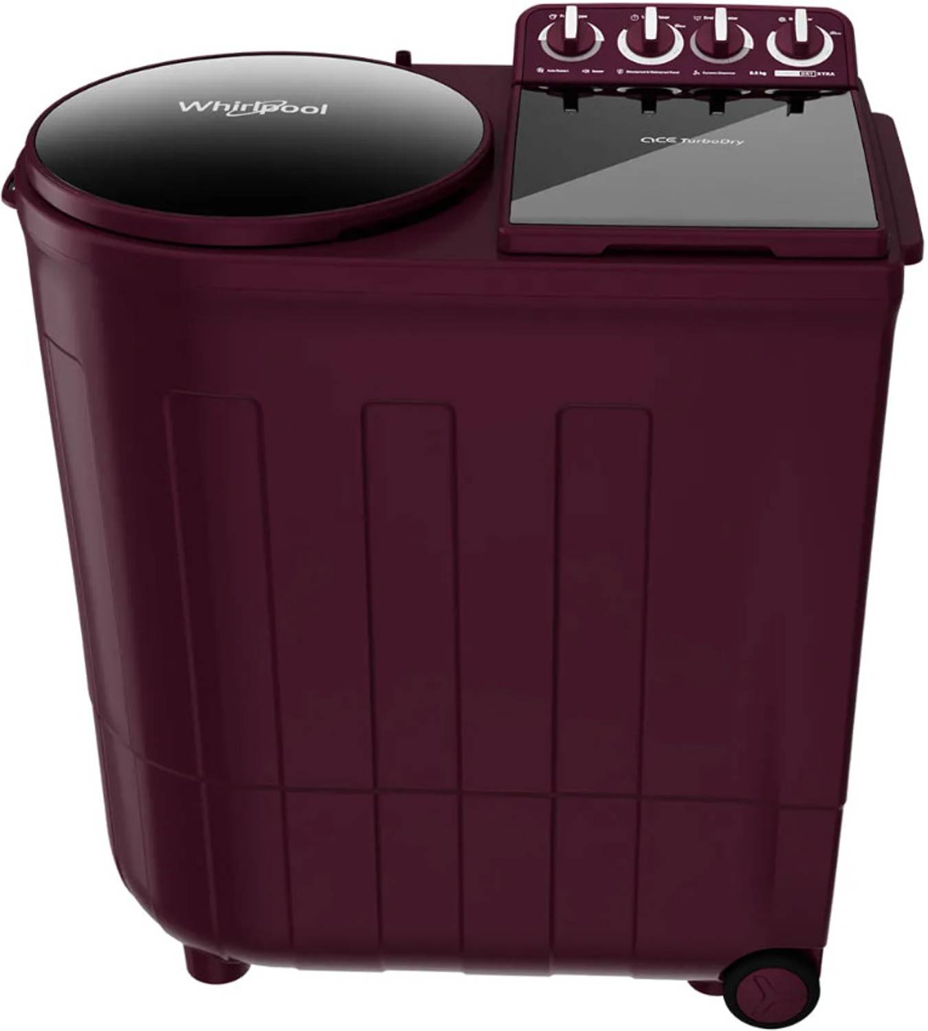 Whirlpool 8.5 kg Semi Automatic Top Load Maroon (ACE 8.5 TRB DRY