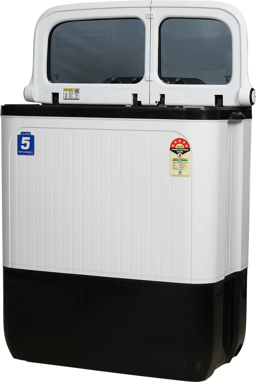 Image of Lloyd 7.5 kg Semi Automatic Top Load Washing Machine Grey