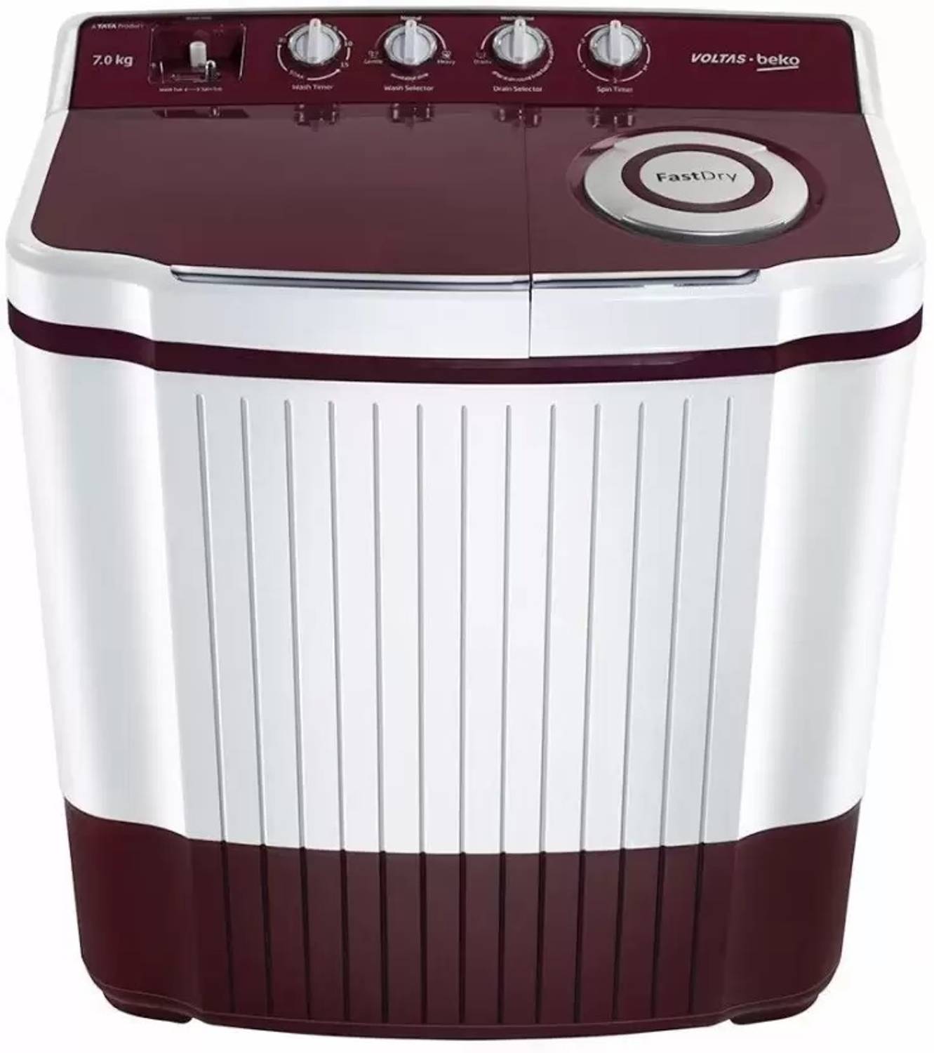 Voltas Beko by A Tata Product 7 kg Semi Automatic Top Load Washing Machine White price history chart and lowest price
