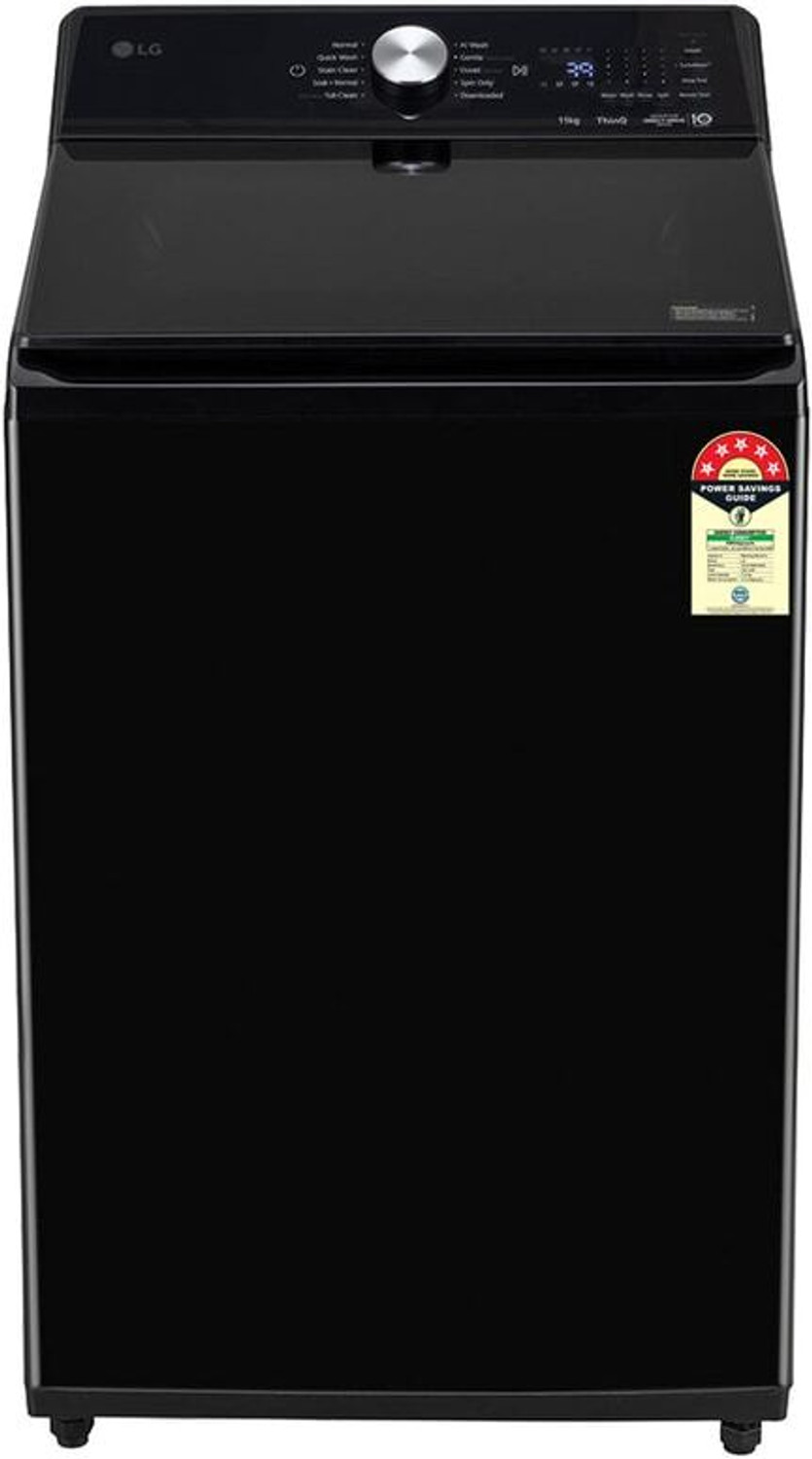 Image of LG 11 kg Fully Automatic Top Load Washing Machine with In-built Heater Black
