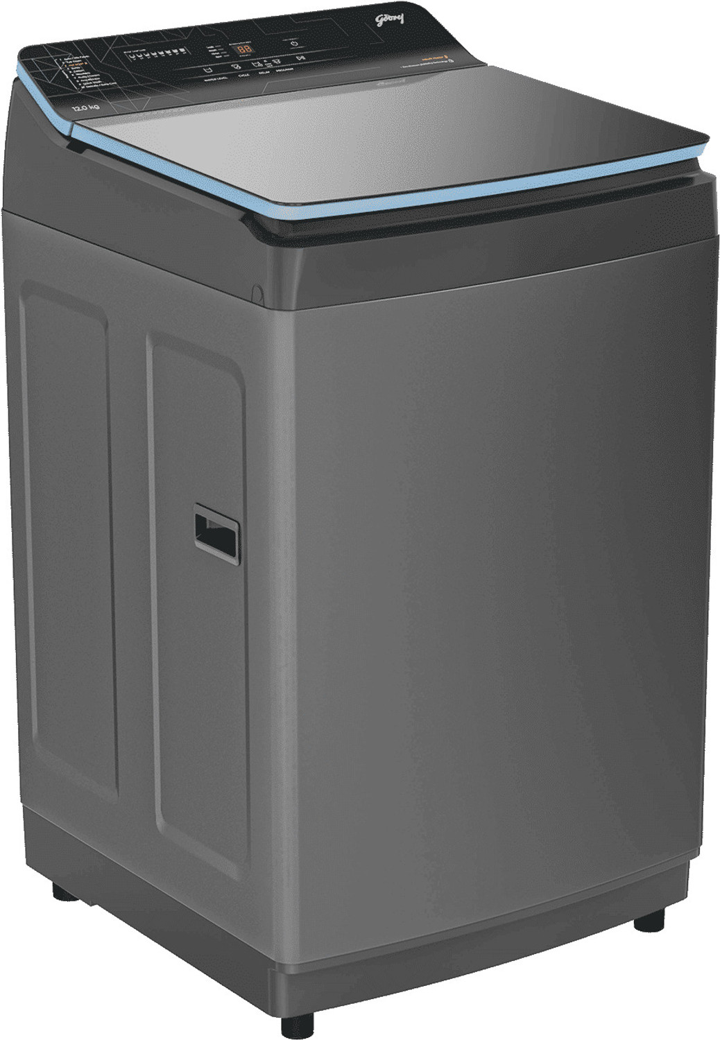 Image of Godrej 12 kg Fully Automatic Top Load Washing Machine with In-built Heater Grey