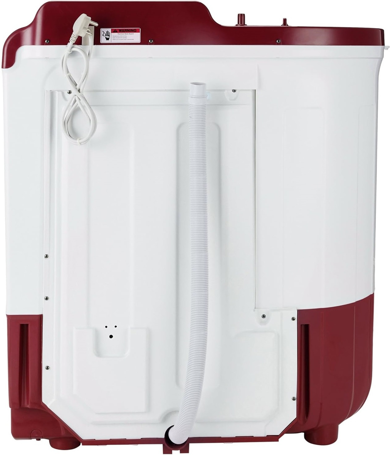 Image of Whirlpool 8 kg Semi Automatic Top Load Washing Machine Red, White