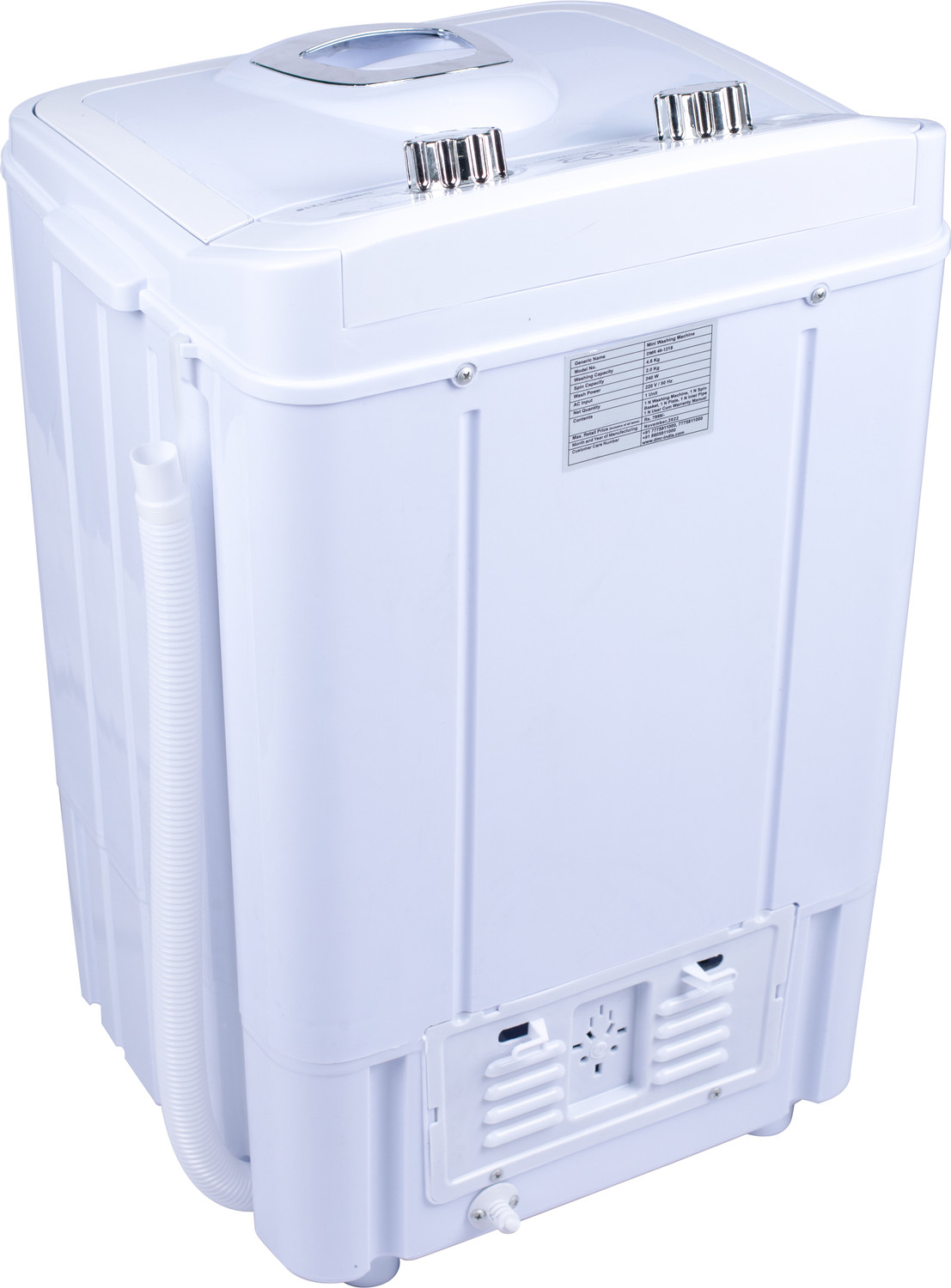 Image of DMR 4.6 kg Semi Automatic Top Load Washing Machine White
