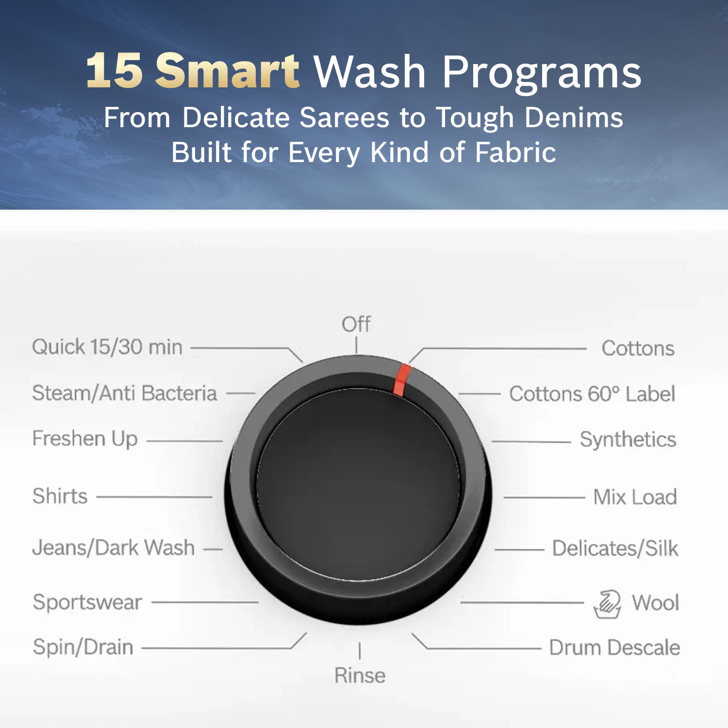 Image of BOSCH 7 kg Fully Automatic Front Load Washing Machine with In-built Heater White