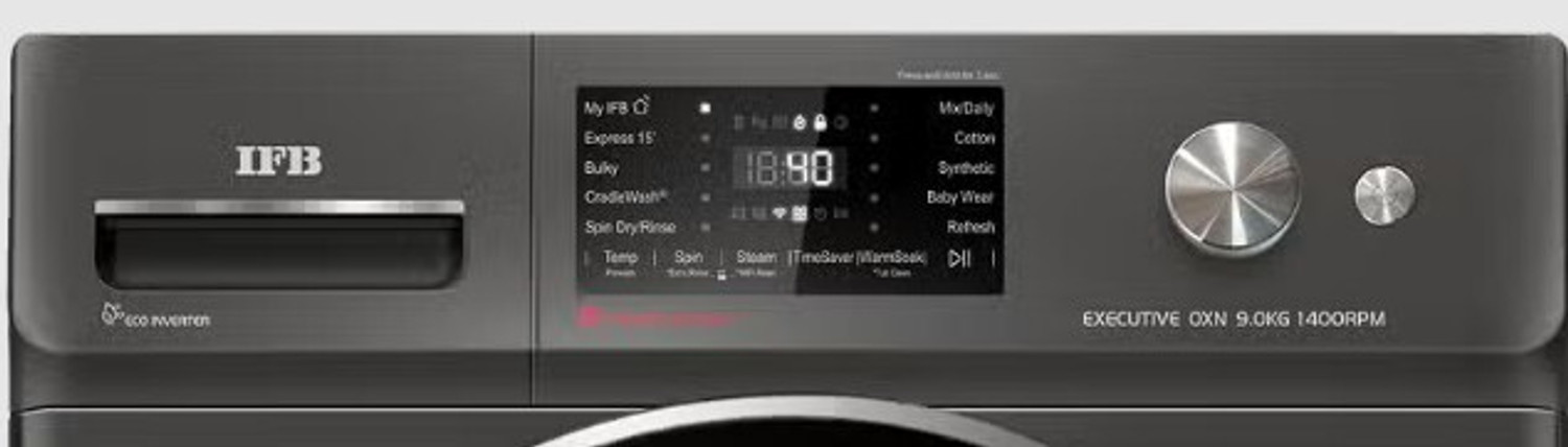 Image of IFB 9 kg Fully Automatic Front Load Washing Machine with In-built Heater Grey