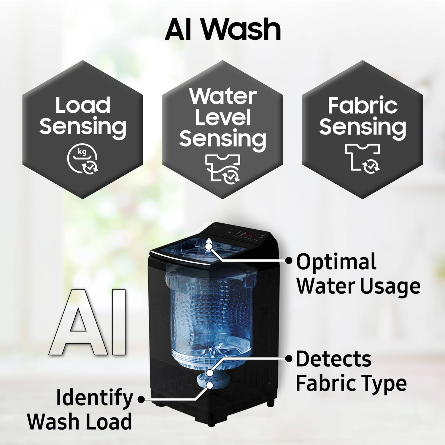 Samsung 8 kg Grey Top Load Washing Machine - Image 4