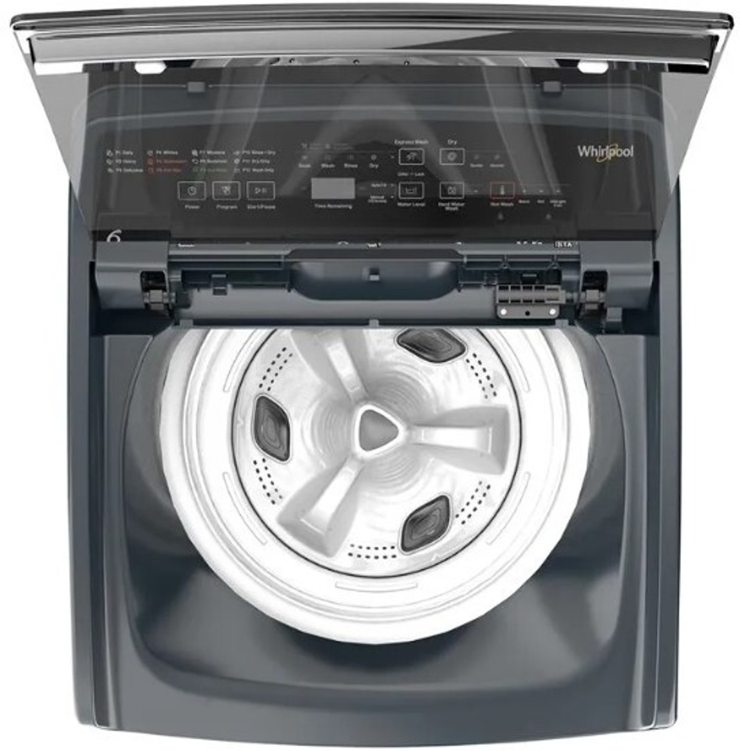 Image of Whirlpool 8.5 kg Fully Automatic Top Load Washing Machine with In-built Heater Grey