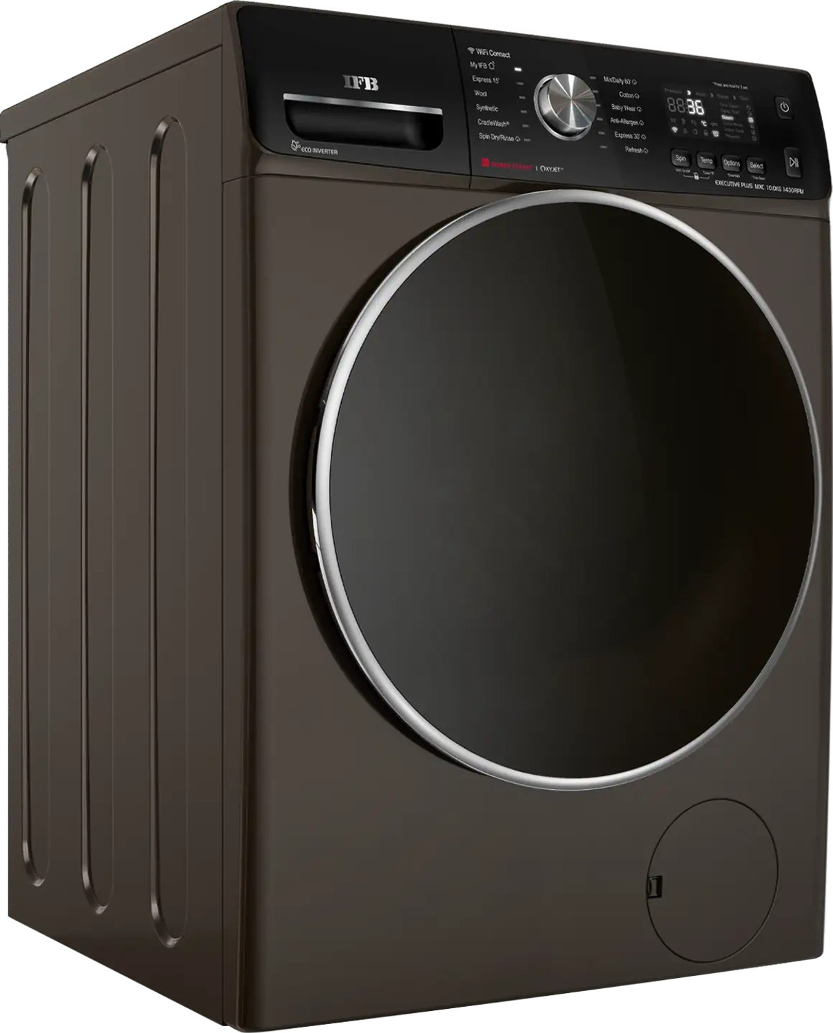 Image of IFB 10 kg Fully Automatic Front Load Washing Machine with In-built Heater Black