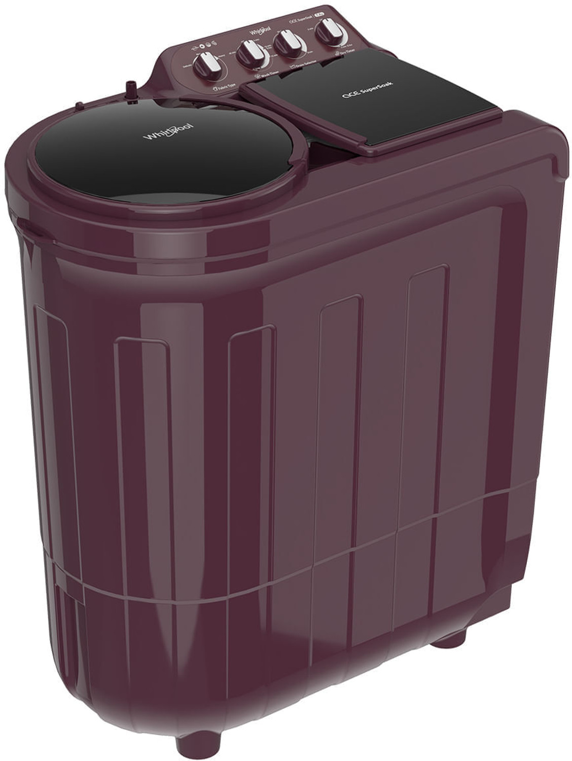 Image of Whirlpool 7.5 kg Semi Automatic Top Load Washing Machine Maroon