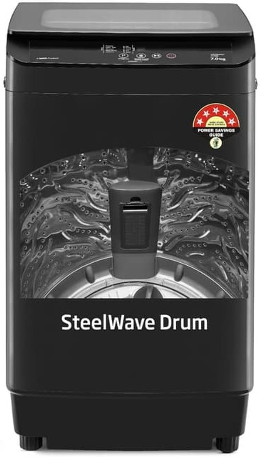 Image of Voltas Beko 7 kg Fully Automatic Front Load Washing Machine Grey