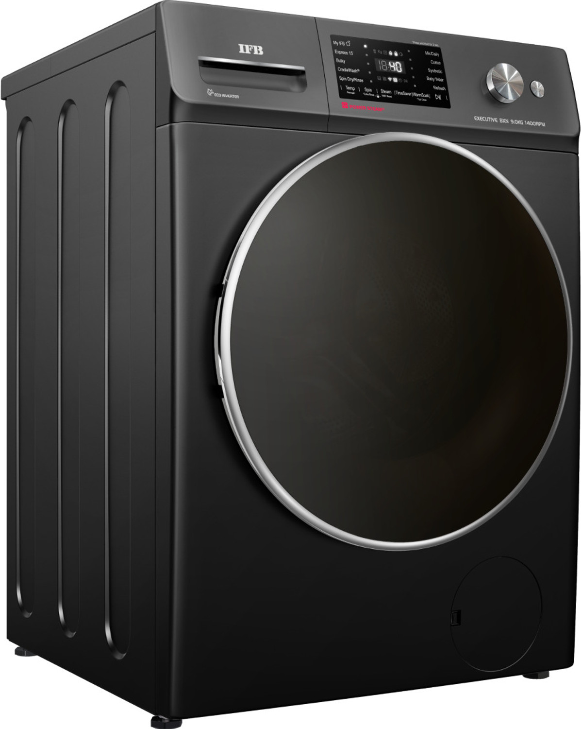 Image of IFB 9 kg Fully Automatic Front Load Washing Machine with In-built Heater Black