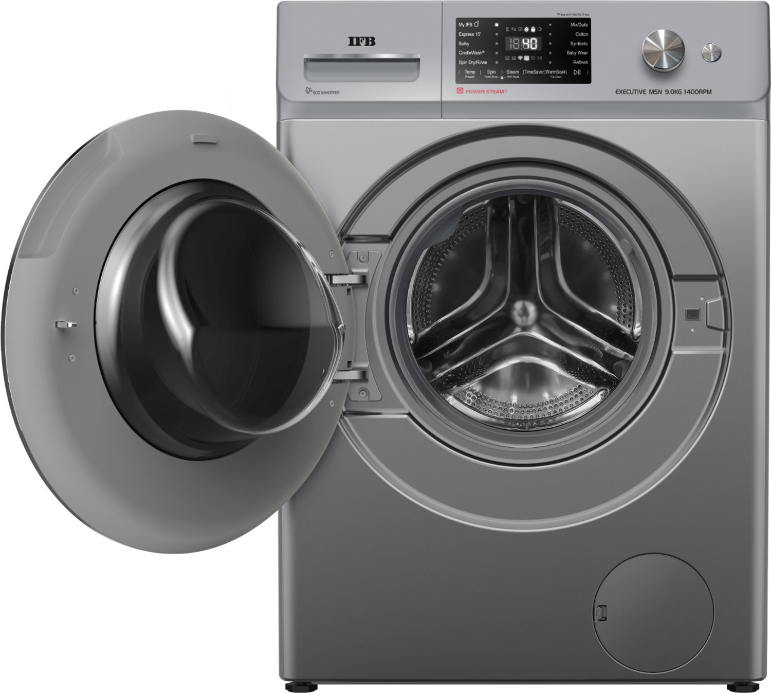 Image of IFB 9 kg Fully Automatic Front Load Washing Machine Silver