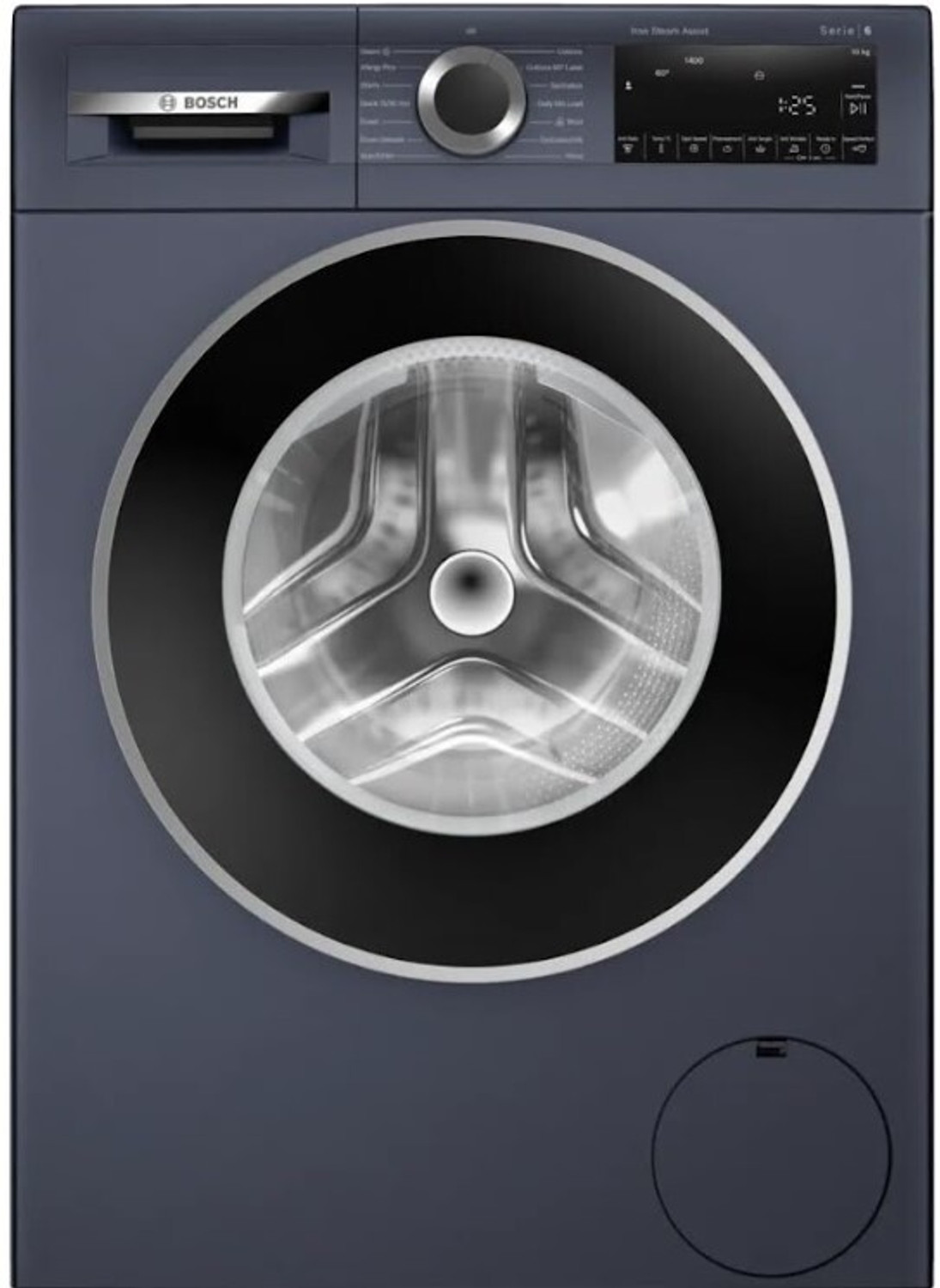 Image of BOSCH 10 kg Fully Automatic Front Load Washing Machine with In-built Heater Blue