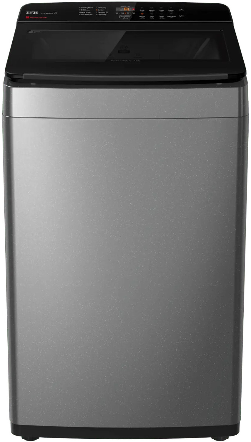 Image of IFB 7.5 kg Fully Automatic Top Load Washing Machine with In-built Heater Grey