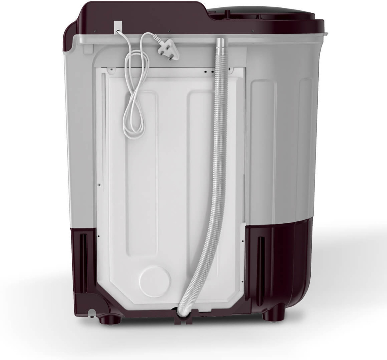 Image of Whirlpool 7 kg Semi Automatic Top Load Washing Machine Maroon, White