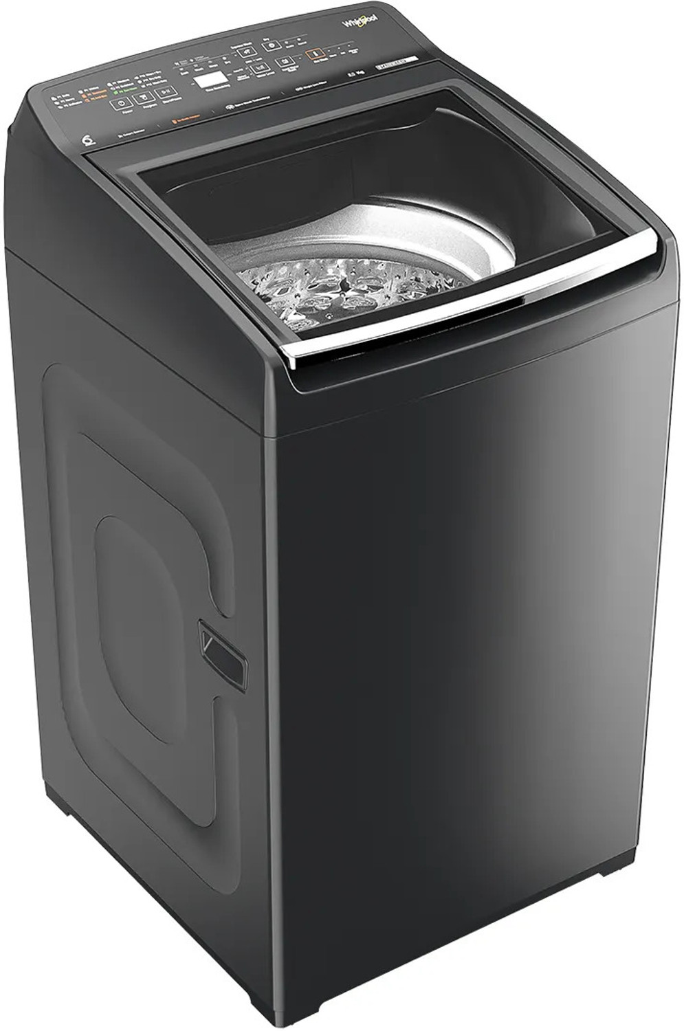 Image of Whirlpool 8 Kg Fully Automatic Top Load Washing Machine with In-built Heater Grey