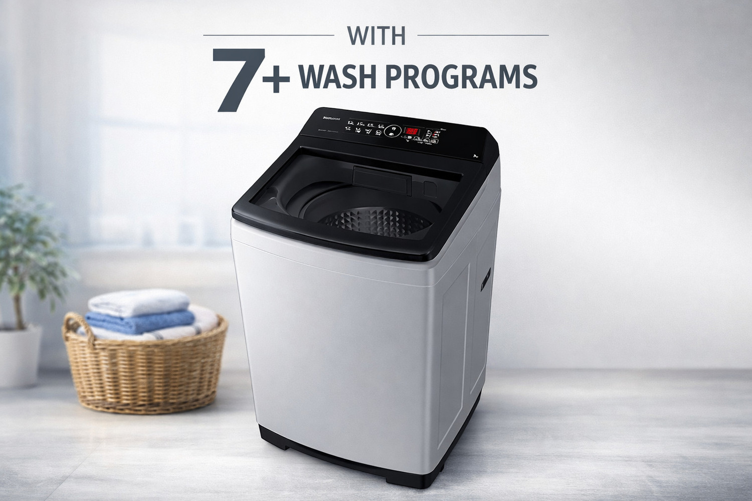 Image of Samsung 7 kg Fully Automatic Top Load Washing Machine Grey
