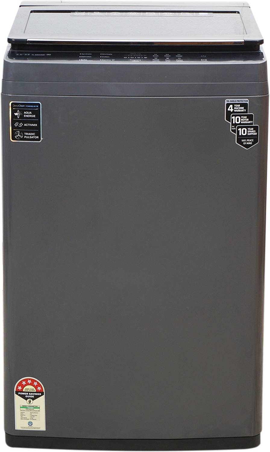 IFB 6.5 kg Fully Automatic Top Load Washing Machine Grey, Black