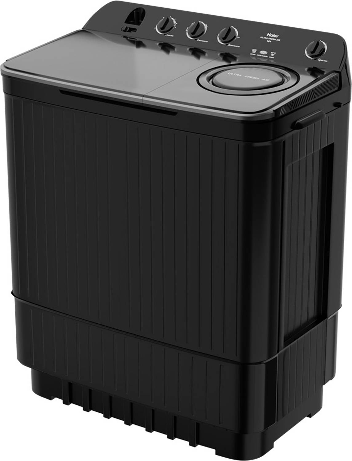 Haier 14 kg Semi Automatic Top Load Washing Machine Black - Image 2