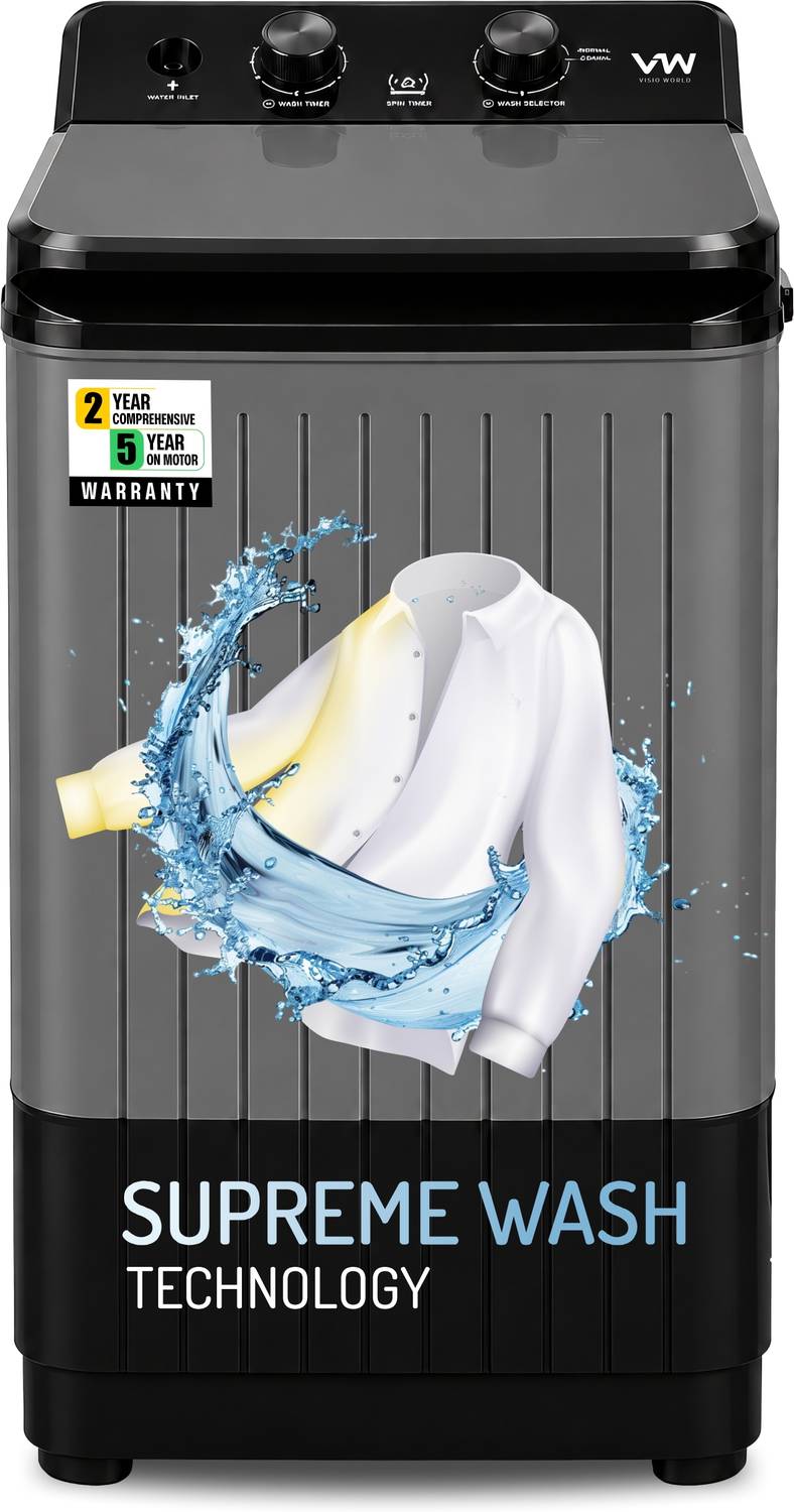 VW 8.5 kg Semi-Automatic Top Load Washer only Grey price history chart and lowest price