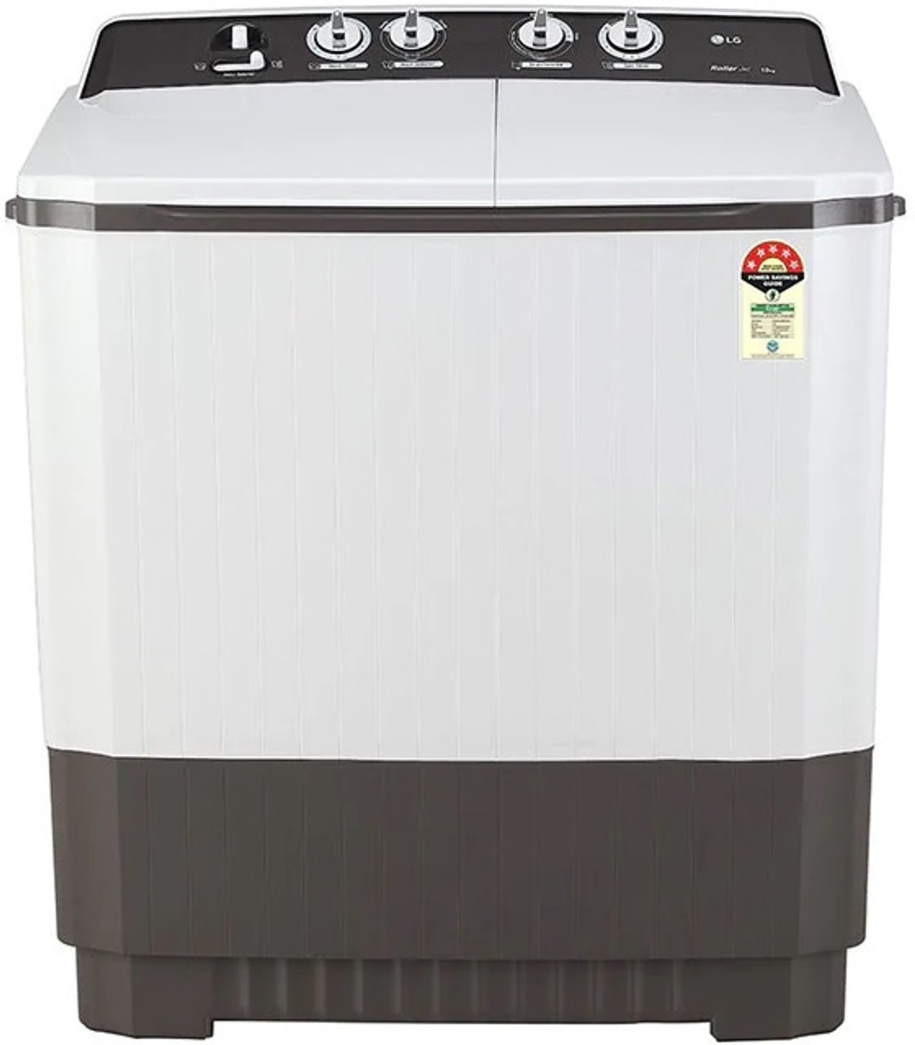 Image of LG 10 kg Semi Automatic Top Load Washing Machine Grey, White