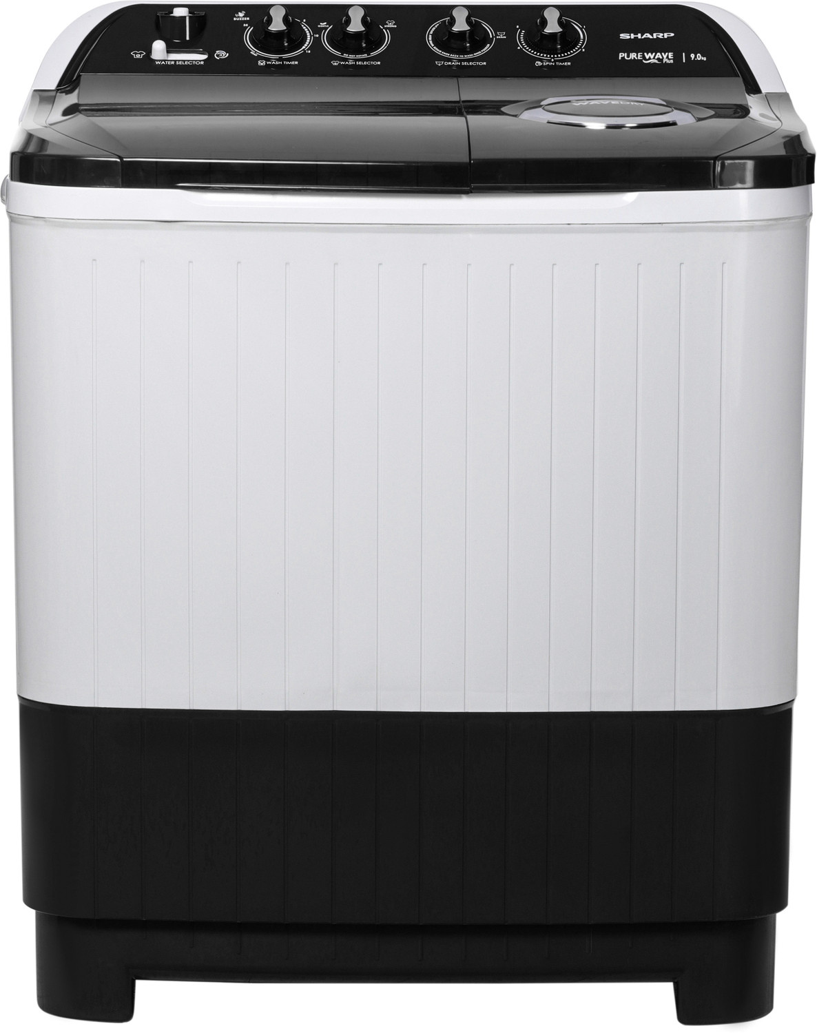 Image of Sharp 9 kg Semi Automatic Top Load Washing Machine Grey