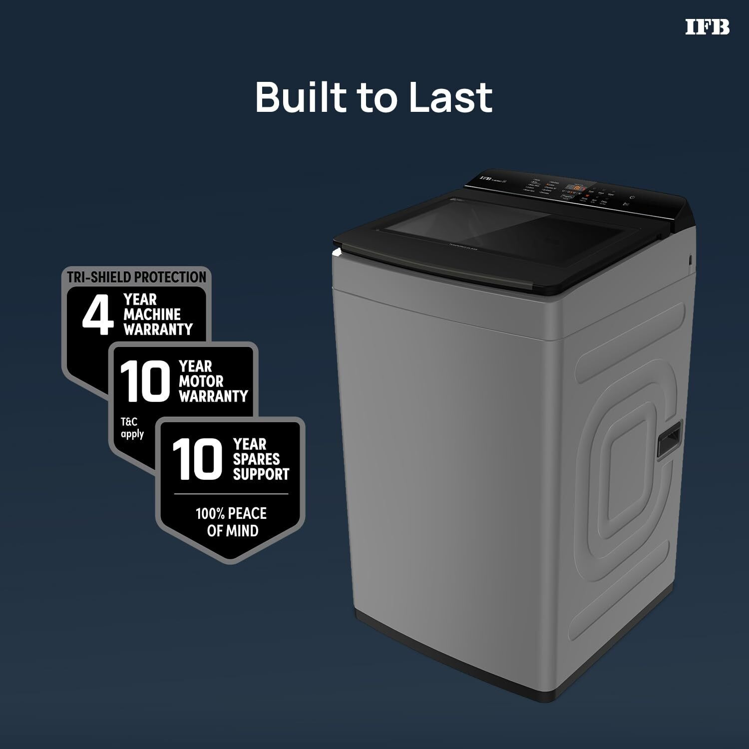 Image of IFB 8 kg Fully Automatic Top Load Washing Machine with In-built Heater Multicolor