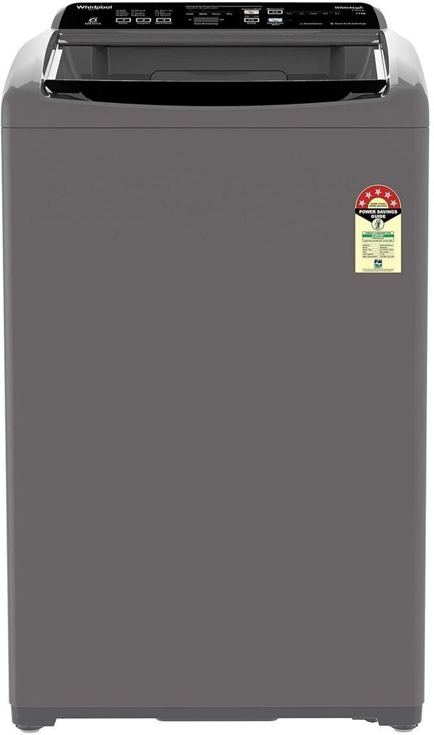 Image of Whirlpool 7.5 kg Fully Automatic Top Load Washing Machine Grey