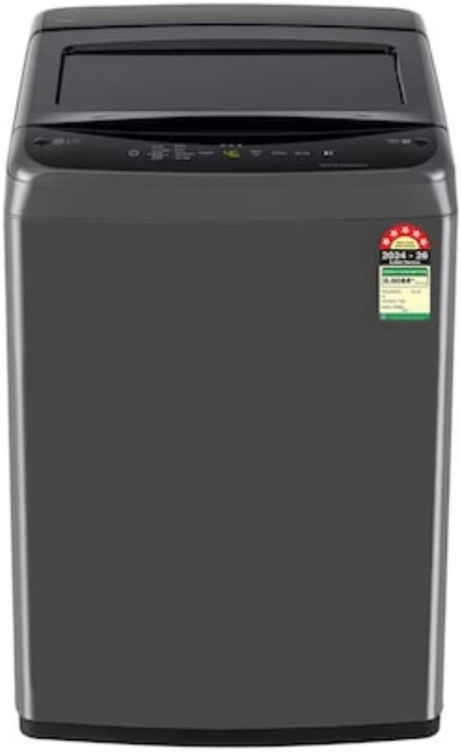 LG 7 kg 5 Star Smart Inverter Top Load Washing Machine (Black)