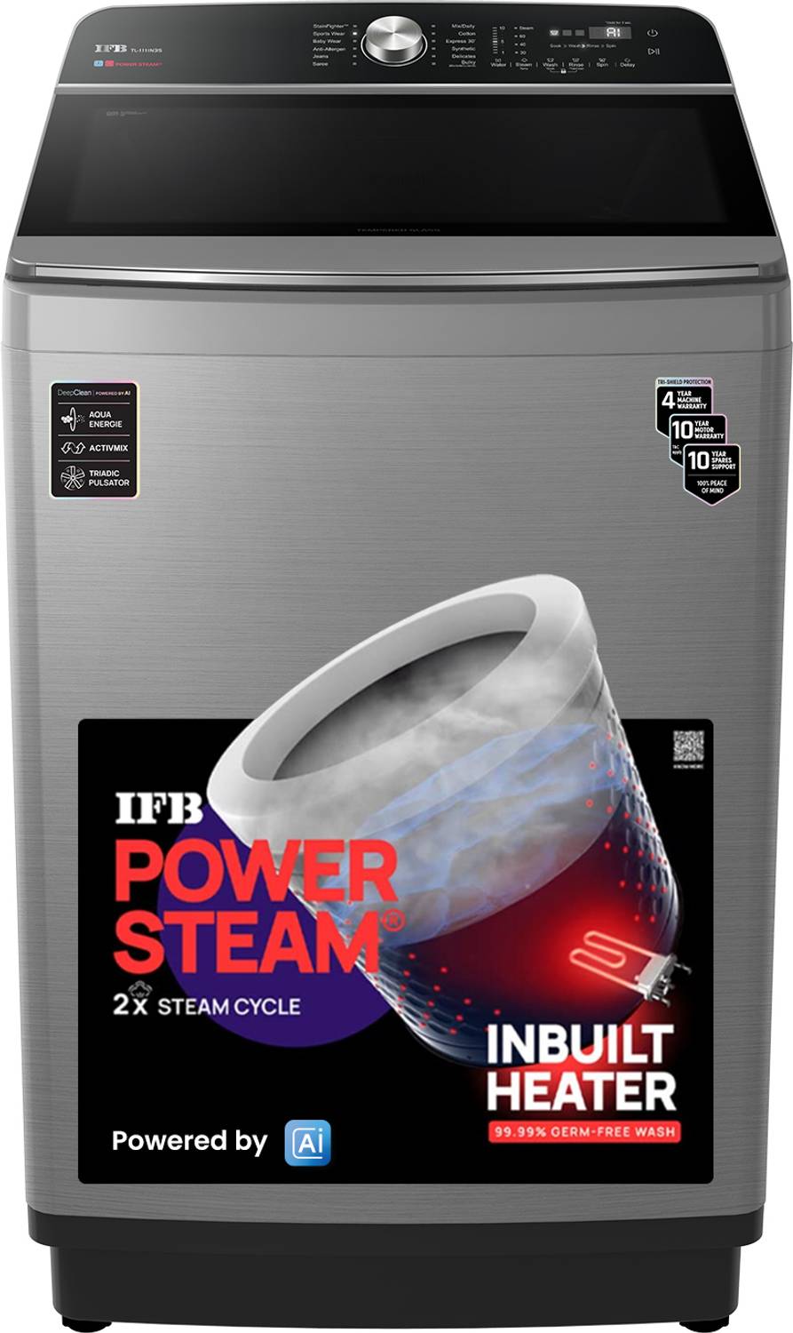 IFB 11 kg 5 Star with DeepClean Technology, Power Steam, AI Power