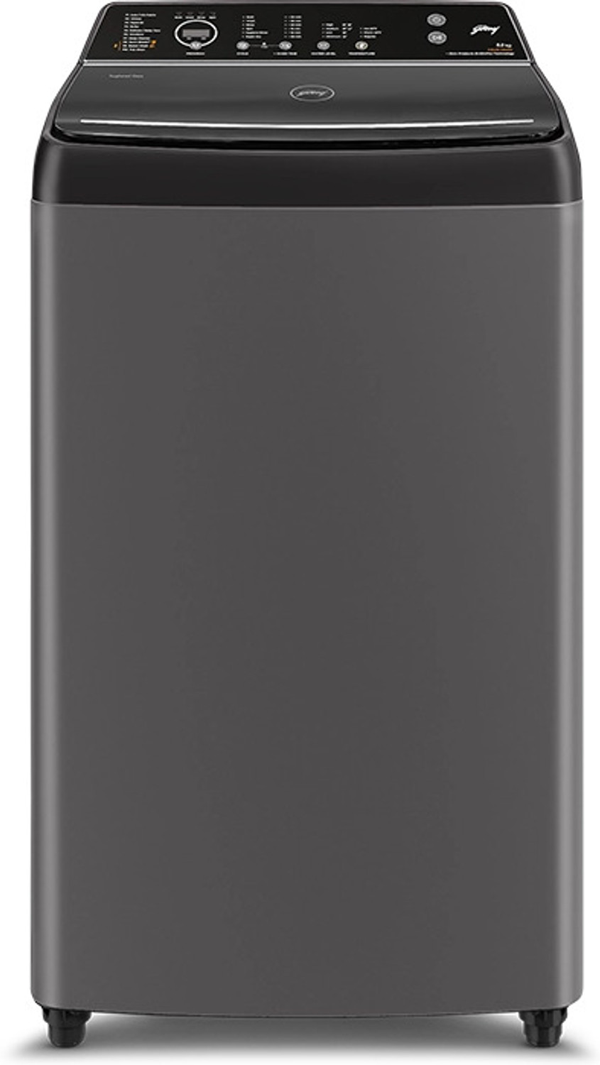 Image of Godrej 8 kg Fully Automatic Top Load Washing Machine with In-built Heater Black