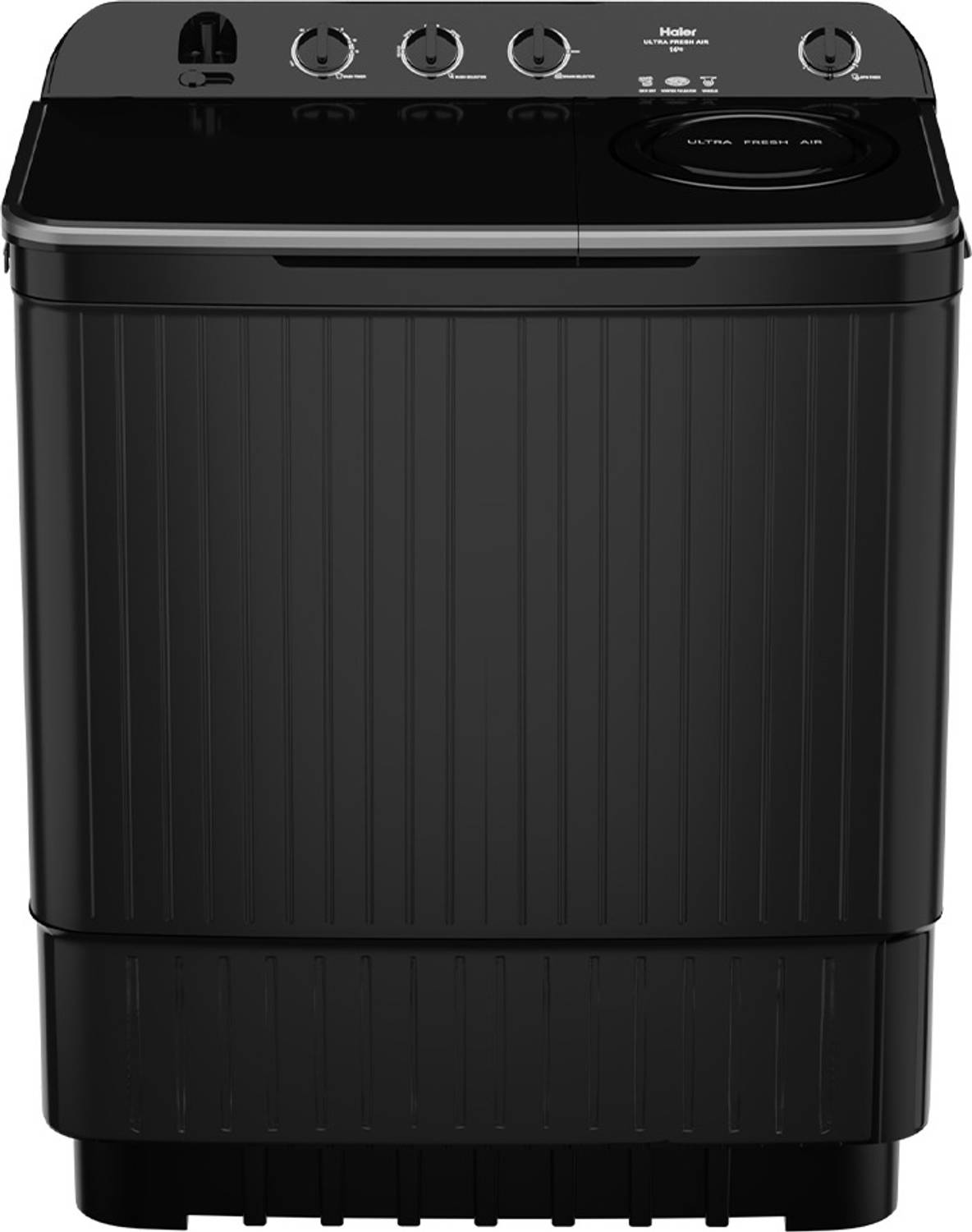 Haier 14 kg Semi Automatic Top Load Washing Machine Black - Image 1