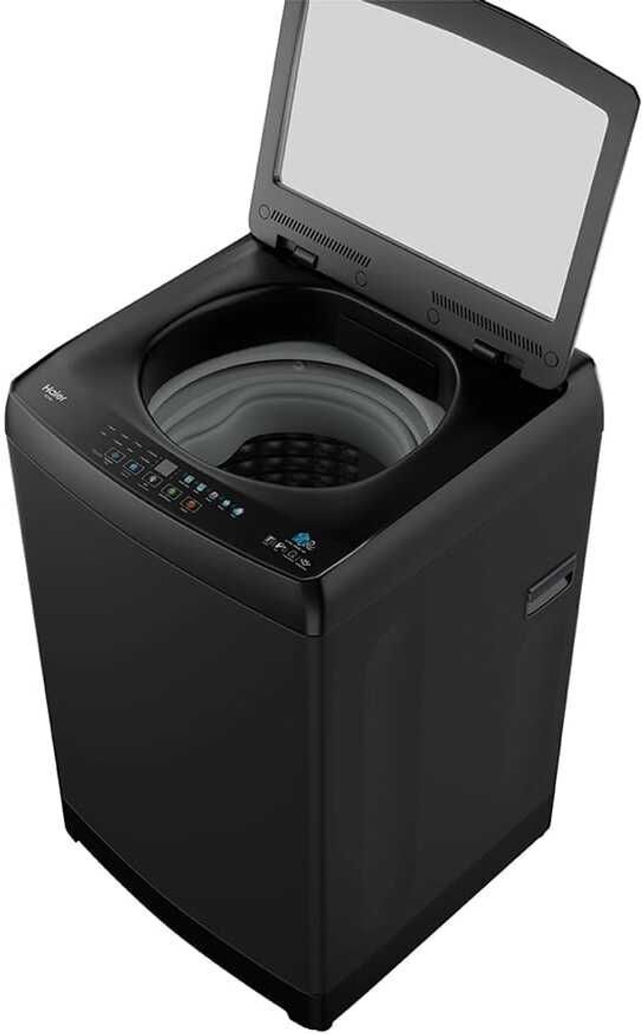 Image of Haier 8 kg Fully Automatic Top Load Washing Machine Black